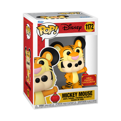 Funko Pop! Asia Pacific Exclusive Disney Mickey Mouse Year of the Tiger - Chinese Zodiac 2022  #1172