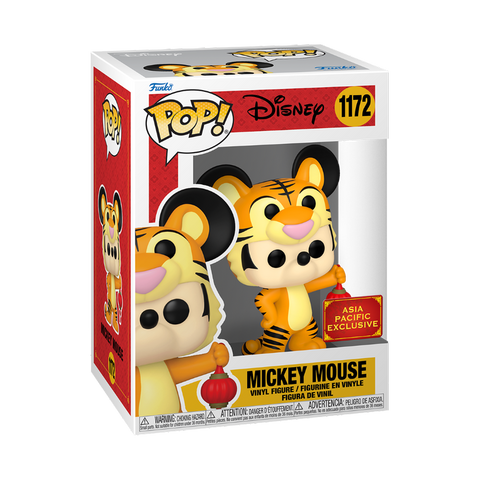 Funko Pop! Asia Pacific Exclusive Disney Mickey Mouse Year of the Tiger - Chinese Zodiac 2022  #1172