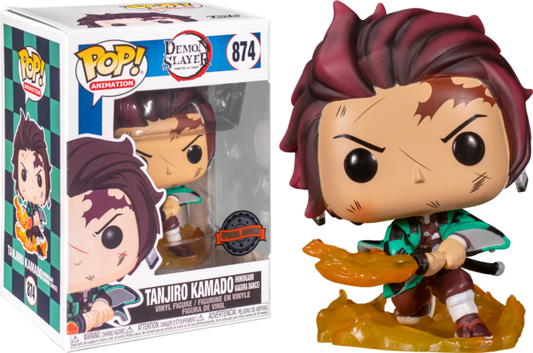 FUNKO POP! ANIMATION: DEMON SLAYER - TANJIRO KAMADO [HINOKAMI KAGURA DANCE / BREATH OF THE SUN] **SPECIAL EDITION EXCLUSIVE** #874