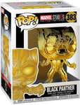 FUNKO POP! MARVEL STUDIOS [THE FIRST 10 YEARS] - BLACK PANTHER [GOLD CHROME] #383