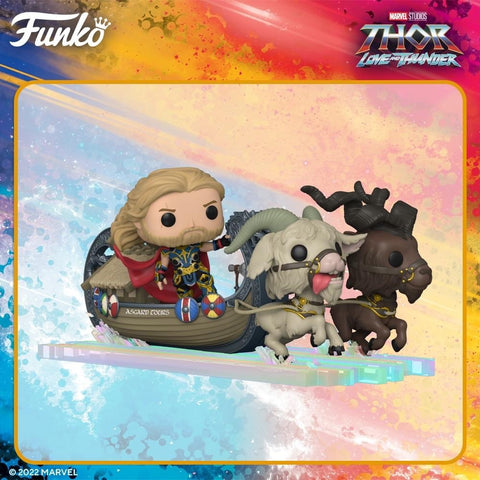 FUNKO POP! RIDE DELUXE MARVEL THOR LOVE AND THUNDER - THOR TOOTHGNASHER TOOTHGRINDER