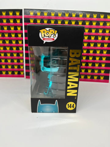 FUNKO POP DC HEROES BATMAN TEAL CHROME LE 144 2019 SUMMER