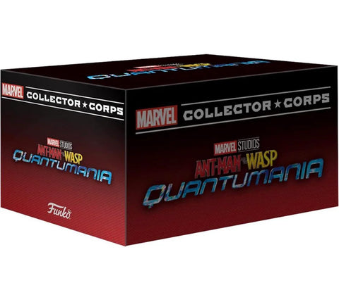 FUNKO POP! MARVEL COLLECTOR CORPS QUANTUMANIA ANTMAN & WASP BOX