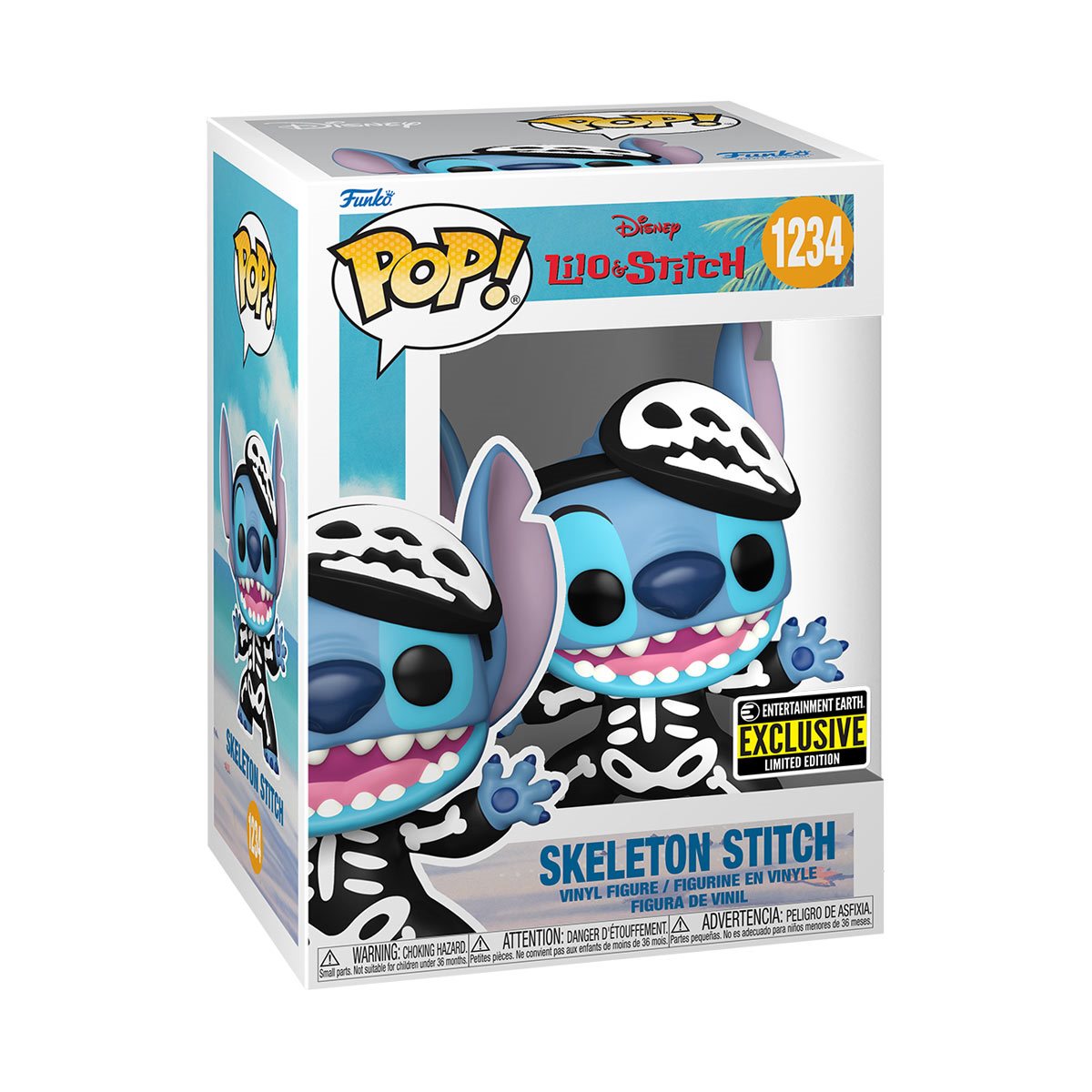 Funko Pop! Disney: Lilo & Stitch - Skeleton Stitch #1234 [Entertainment Earth Exclusive]
