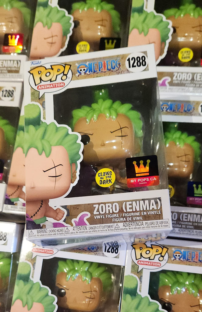 Funko Pop! Animation: One Piece - Zoro (Enma) Special Edition GITD  Exclusive #1288