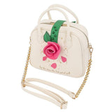 LOUNGEFLY DISNEY BEAUTY & THE BEAST ROSE CROSSBODY