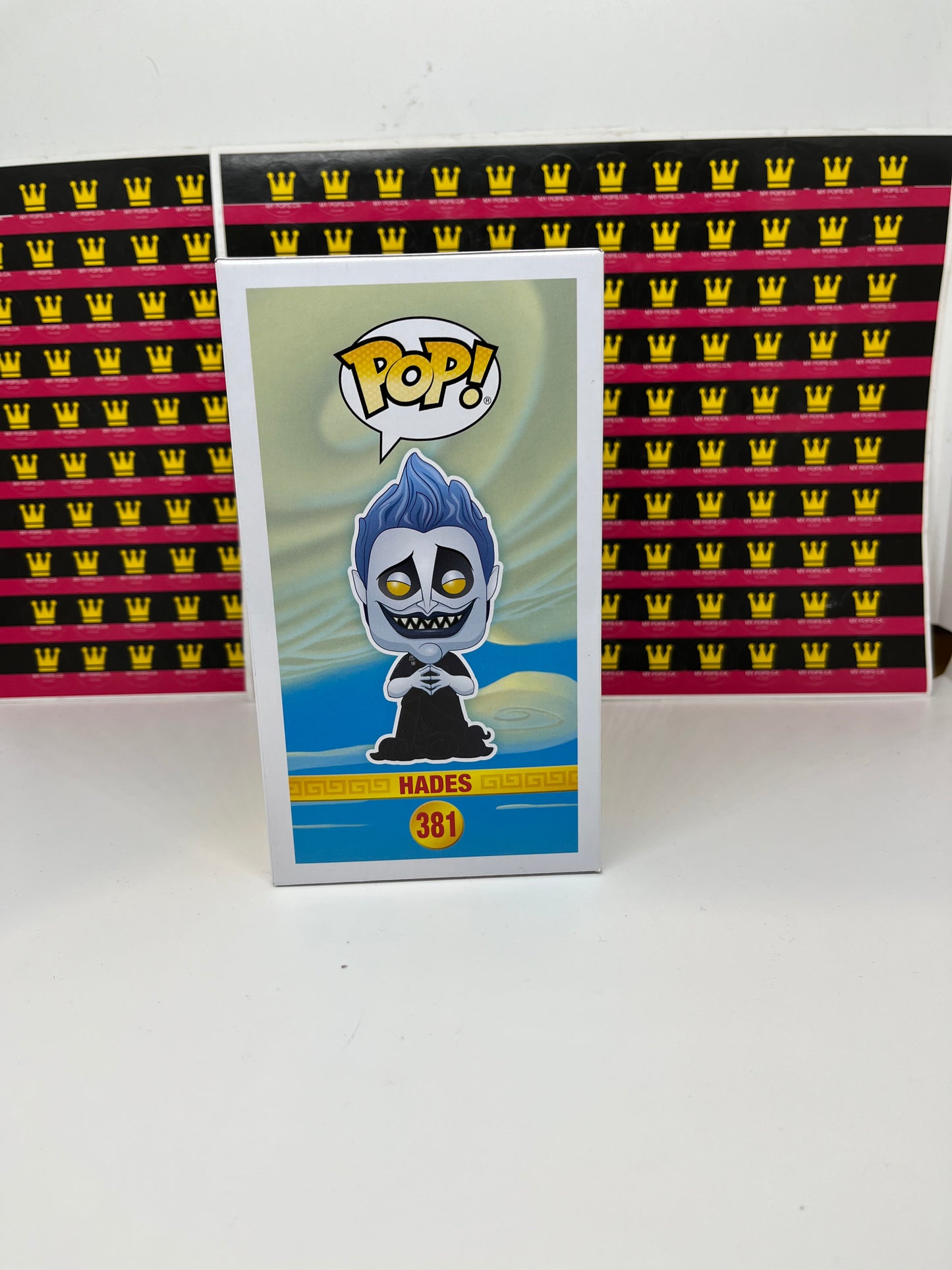 FUNKO POP! DISNEY HADES CHASE GLOW GITD #381 [HOT TOPIC]