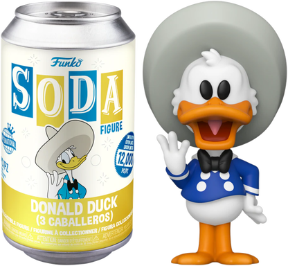 DONALD DUCK 3 CABALLEROS FUNKO SODA VINYL LIMITED EDITION LE 12,000