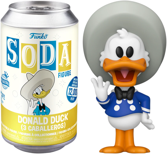 DONALD DUCK 3 CABALLEROS FUNKO SODA VINYL LIMITED EDITION LE 12,000
