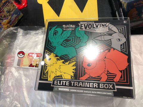 0.6 mm Pokémon ETB Elite trainer box Soft Protector