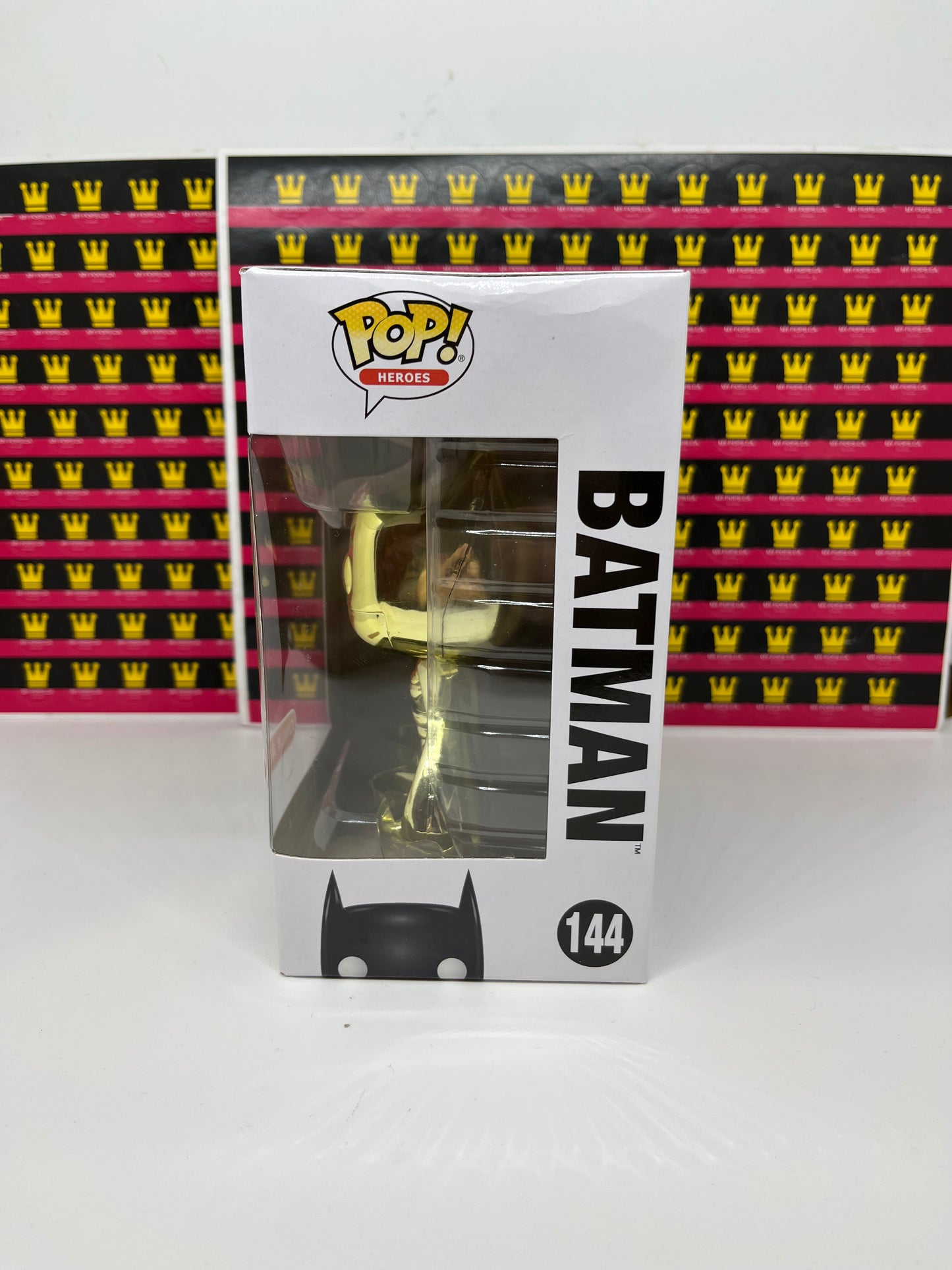 FUNKO POP! DC HEROES BATMAN YELLOW CHROME #144 [TARGET EXCLUSIVE]