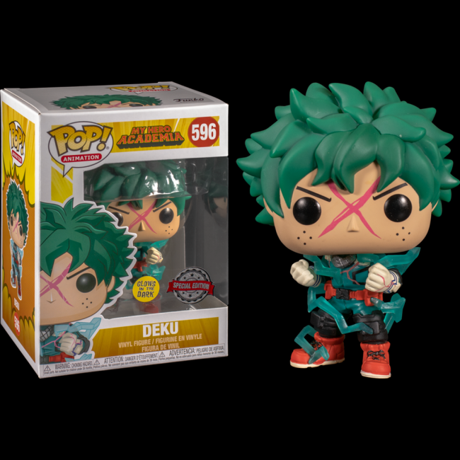 Funko Pop! Anime: My Hero Academia - Deku (Full Cowl) #596 [Exclusive - GITD]