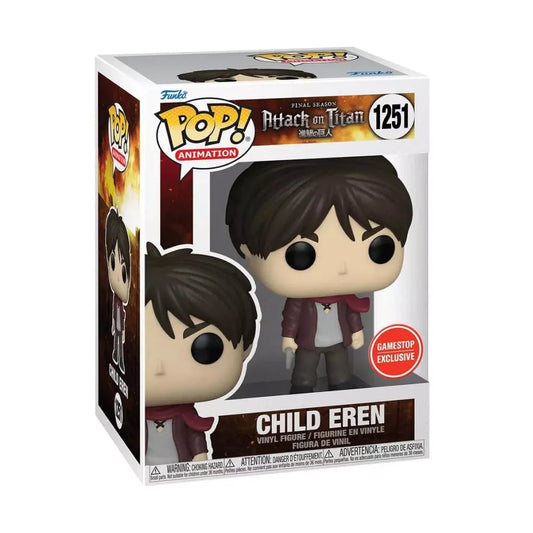 FUNKO POP! ANIMATION: ATTACK ON TITAN [A.O.T.] - CHILD EREN #1251 [GAMESTOP EXCLUSIVE]