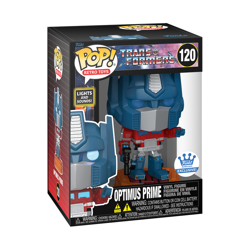 Funko Pop! Transformers - Optimus Prime (Lights And Sounds) #120 [Funko Shop Exclusive]