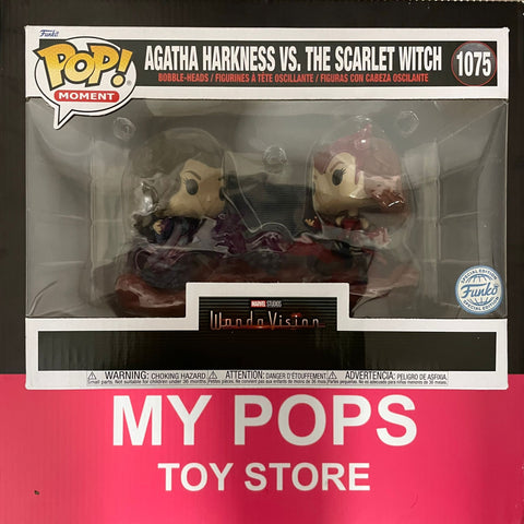 FUNKO POP! MARVEL [MOVIE MOMENT]: WANDAVISION AGATHA HARKNESS & THE SCARLET WITCH #1075