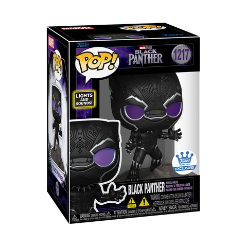 Funko Pop! MARVEL BLACK PANTHER - LIGHT AND SOUNDS #1217 [FUNKO SHOP EXCLUSIVE] *PREORDER*