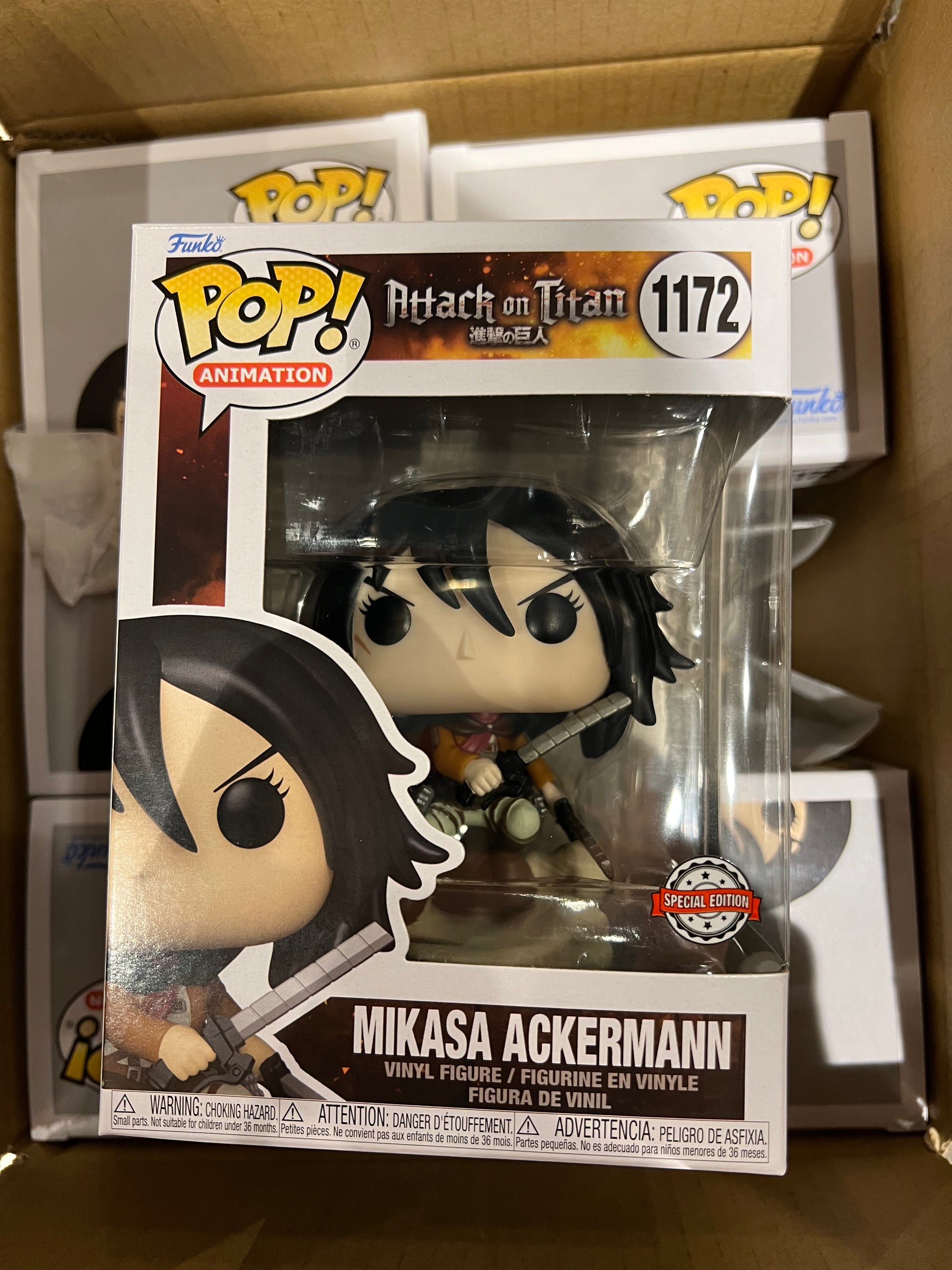 Funko Pop! Anime: Attack On Titan - Mikasa Ackermann (Posed) #1172
