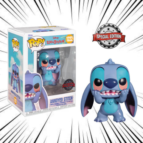 Funko Pop! Disney: Lilo & Stitch - Annoyed Stitch #1222 [SPECIAL ED.] AND [EE EXCLUSIVE]