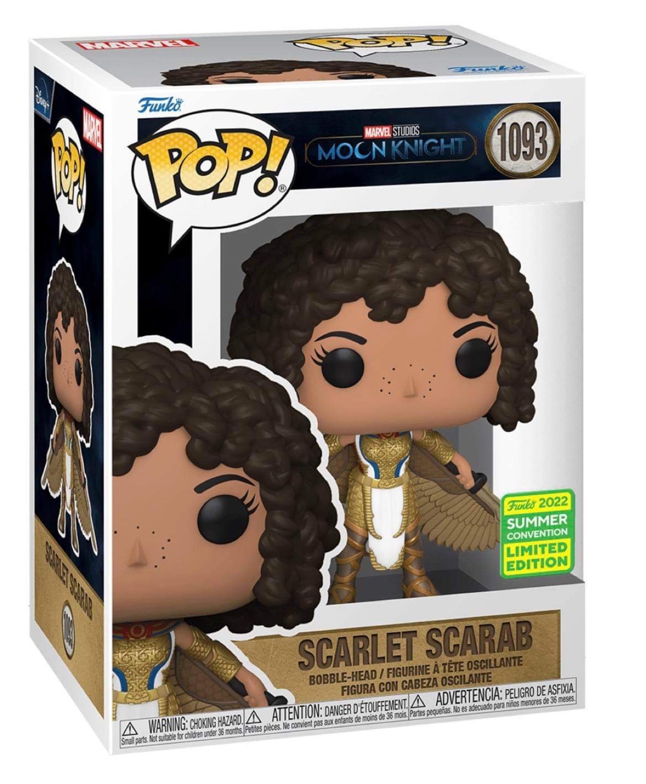 Funko Pop! Marvel: Moon Knight - Scarlet Scarab #1093 [2022 Shared Convention Exclusive - MyPops Exclusive]