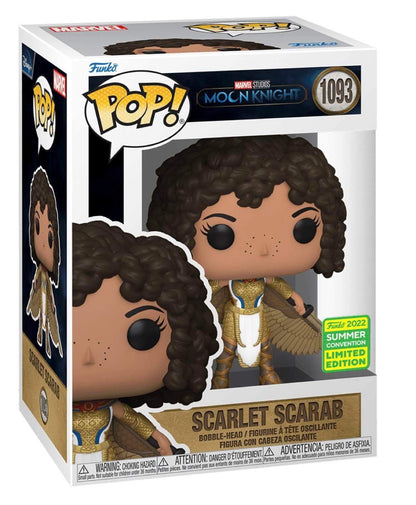 Funko Pop! Marvel: Moon Knight - Scarlet Scarab #1093 [2022 Shared Convention Exclusive - MyPops Exclusive]
