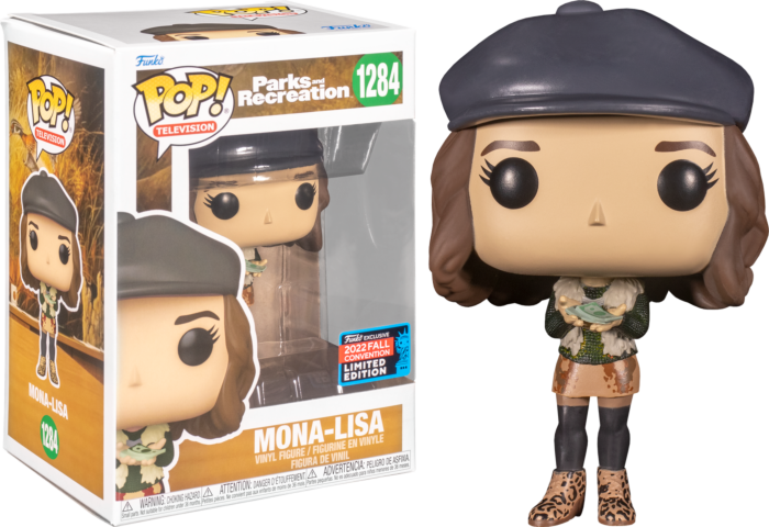 FUNKO POP! 2022 NYCC SHARED PARKS AND RECREATION MONA LISA  #1284