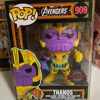 Funko Pop! Marvel: Thanos Black Light Special Edition #909
