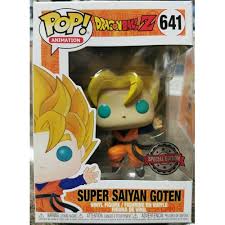 FUNKO POP! ANIMATION: DRAGON BALL Z [DBZ] - SUPER SAIYAN [SS] GOTEN **HOT TOPIC EXCLUSIVE** #641