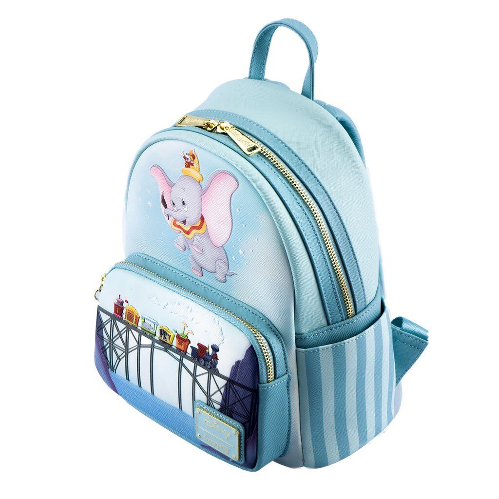 LOUNGEFLY DISNEY 80TH ANNIVERSARY DUMBO COSPLAY MINI BACKPACK