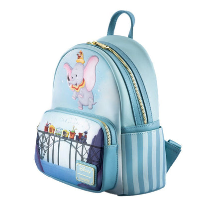 LOUNGEFLY DISNEY 80TH ANNIVERSARY DUMBO COSPLAY MINI BACKPACK