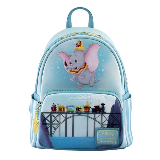 LOUNGEFLY DISNEY 80TH ANNIVERSARY DUMBO COSPLAY MINI BACKPACK
