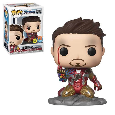 Funko Pop! Marvel: Avengers Endgame - Iron Man (I Am Iron Man) #580 [PX Previews Exclusive - GITD]