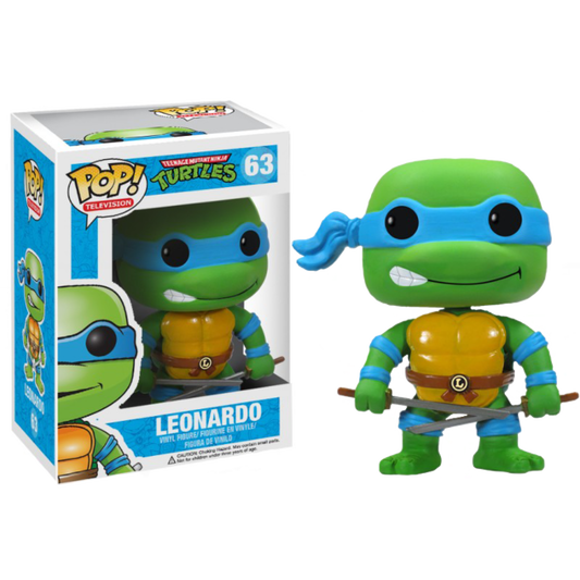 FUNKO POP! TELEVISION: TEENAGE MUTANT NINJA TURTLES [TMNT] - LEONARDO #63