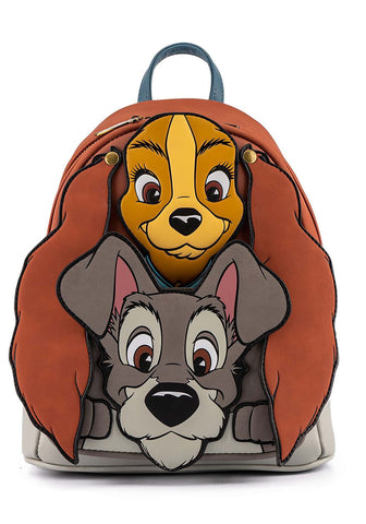 LOUNGEFLY DISNEY LADY AND THE TRAMP MINI BACKPACK