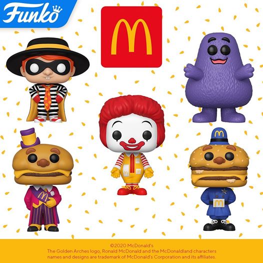 FUNKO POP! AD ICONS: MCDONALD'S - SET OF 5 MCDONALD'S POPS