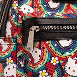 LOUNGEFLY SANRIO HELLO KITTY RAINBOW ABSTRACT MINI BACKPACK [ EXCLUSIVE ]