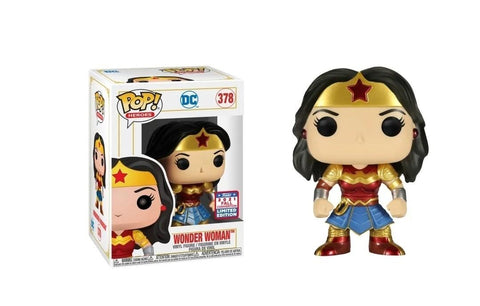 Funko Pop! DC Heroes Imperial Palace METALLIC Wonder Woman FALL CONVENTION 2021 #378 *ASIA EXCLUSIVE*