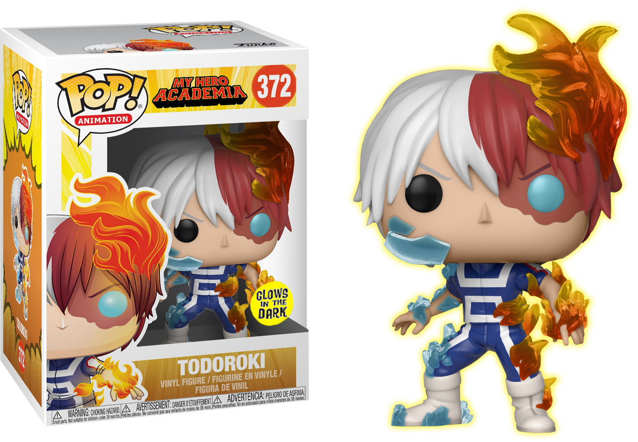 FUNKO POP! ANIMATION: MY HERO ACADEMIA [MHA] - TODOROKI [GITD] **PAX SOUTH CONVENTION EXCLUSIVE** #372