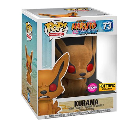 FUNKO POP! ANIMATION: NARUTO - 6" KURAMA [FLOCKED] **HOT TOPIC EXCLUSIVE** #73