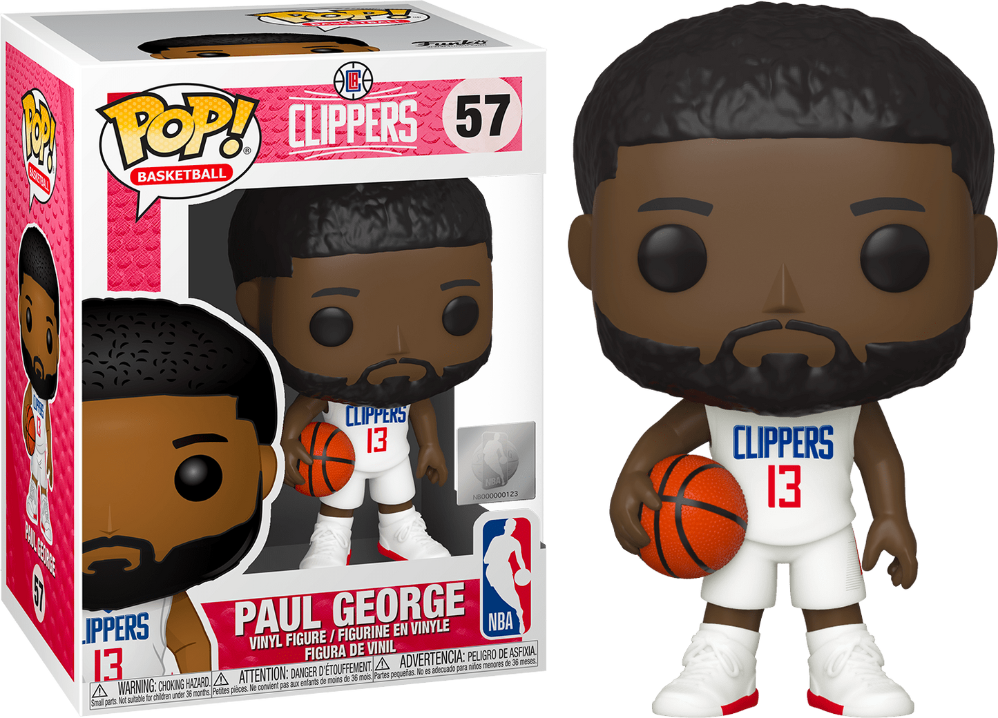 FUNKO POP NBA CLIPPERS PAUL GEORGE