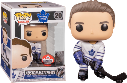 FUNKO POP! HOCKEY [NHL]: TORONTO MAPLE LEAFS - AUSTON MATTHEWS [WHITE AWAY JERSEY] **2018 CANADIAN FAN EXPO EXCLUSIVE** #20