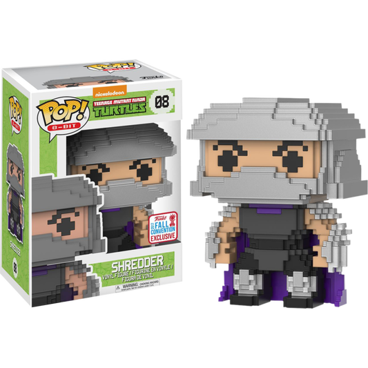 Funko Pop! 8-Bit: Teenage Mutant Ninja Turtles - Shredder **2017 NYCC FALL CON EXCL** #08