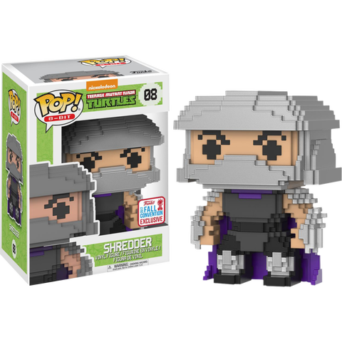 Funko Pop! 8-Bit: Teenage Mutant Ninja Turtles - Shredder **2017 NYCC FALL CON EXCL** #08