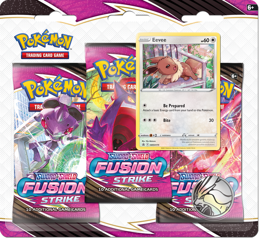 Pokemon TCG: Sword & Shield - Fusion Strike 3pc Blister Pack