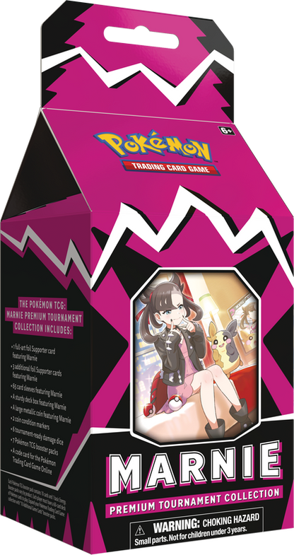 Pokemon TCG - Marnie Premium Tournament Collection Carton Box