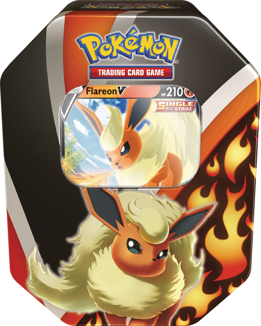 Pokemon TCG - Eeveelutions V Flareon V Tin