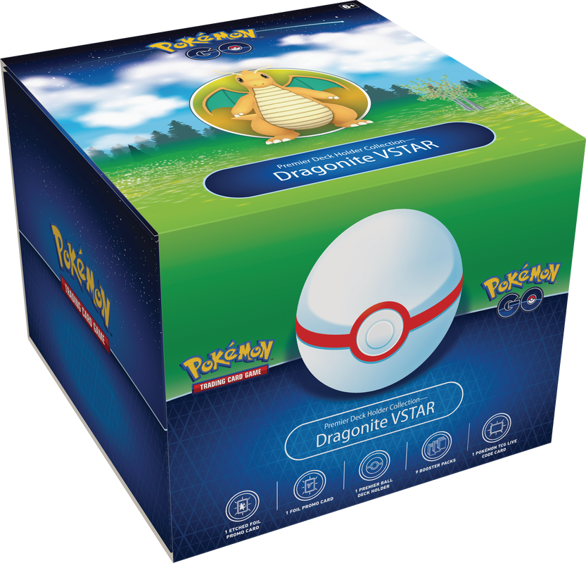 Pokemon TCG - Pokemon GO Dragonite VStar Premier Deck Holder