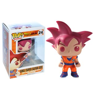 Funko Pop! Anime: Dragon Ball Z - Goku (Super Saiyan God Red) #24 [Funimation Exclusive]