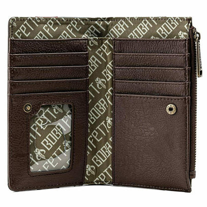 LOUNGEFLY EXCLUSIVE STAR WARS BOBA FETT FLAP WALLET