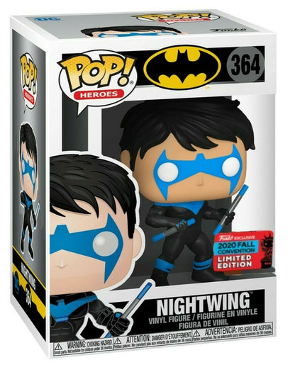 FUNKO POP! HEROES [DC]: BATMAN - NIGHTWING [W/ ESCRIMA STICKS] **2020 NYCC EXCLUSIVE** #364