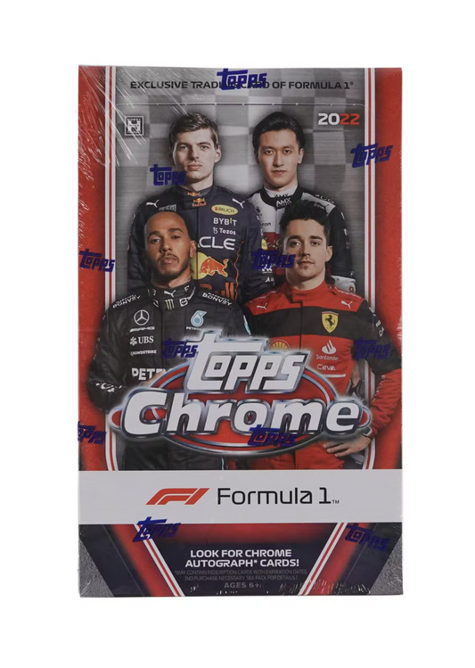 2022 TOPPS CHROME FORMULA 1 RACING HOBBY BOX